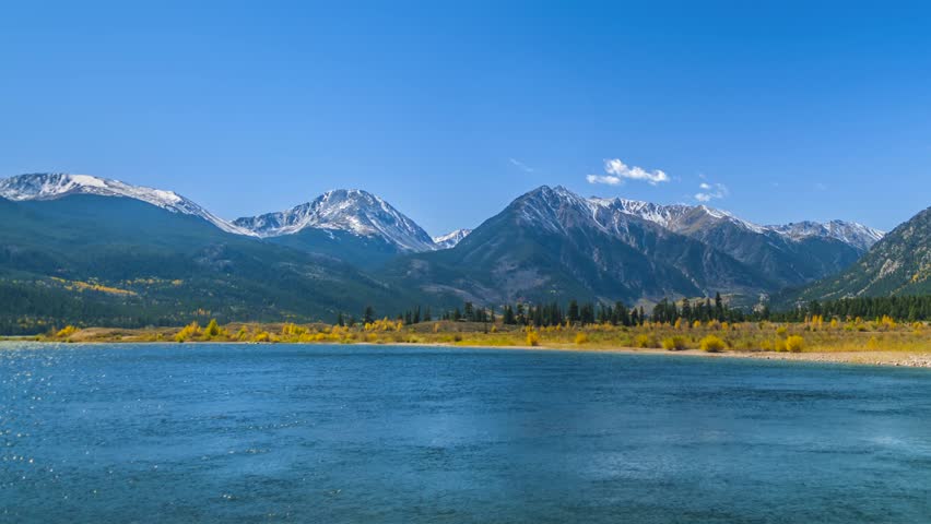 Twin Lakes - Lake County Near Leadville Colorado Stock Footage Video ...