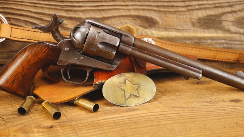 Wild West Display Including Colt Peacemaker (Single Action Army ...