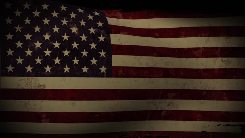 Old Weathered American Flag Stock Footage Video - Shutterstock