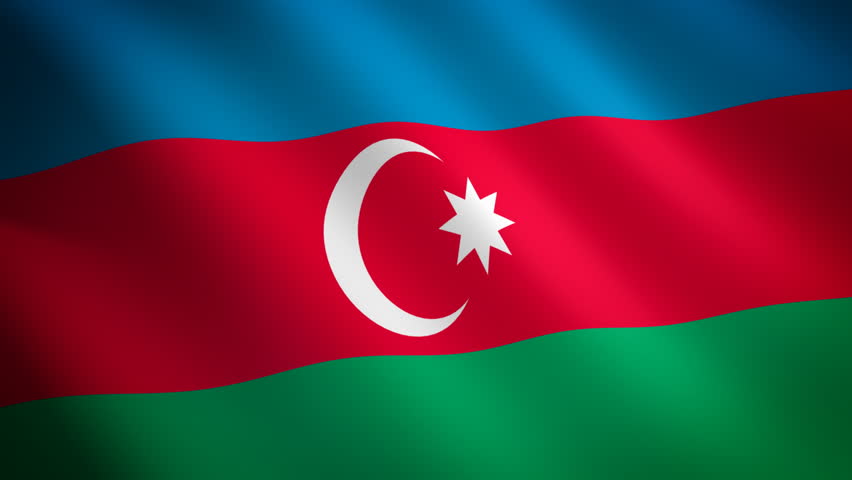 Flying Flag Of Azerbaijan | LOOPED | Stock Footage Video 621622 ...