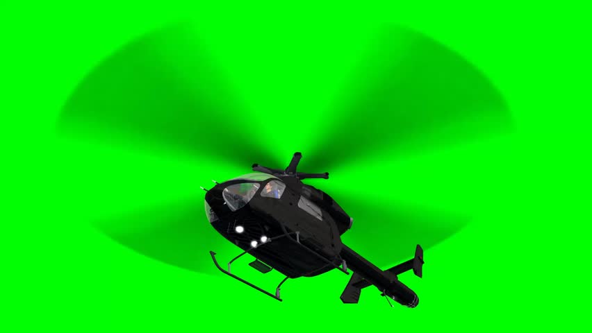 Render Of Helicopter Flying On Green Screen Stock Footage Video 907462 ...