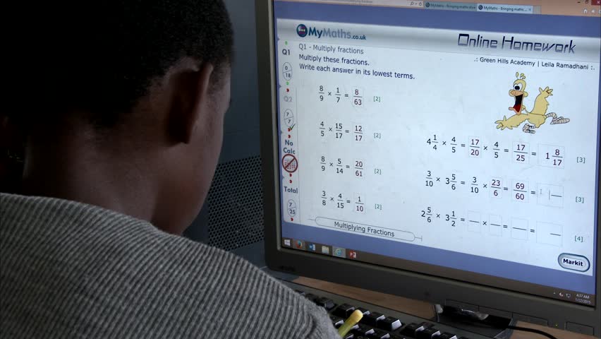 Happy Student Doing Math Problem Stock Footage Video 4512884 - Shutterstock